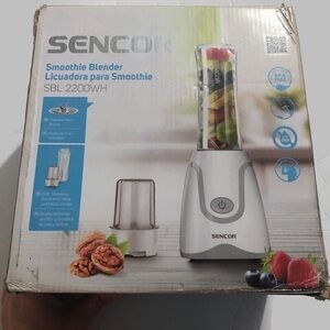 Sencor - 20 Oz. Smoothie Blender with Travel Bottles - White